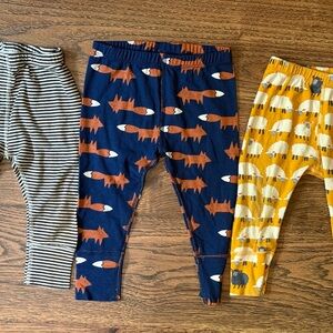 3x Hanna Anderson Wiggle Pants